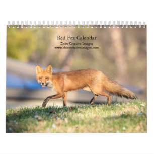 2027 Red Foxes Woodland Wildlife Photography Calendar