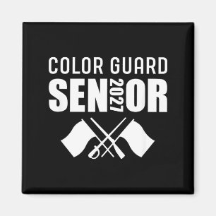 2027 Senior Colour Guard Marching Band Flag Magnet