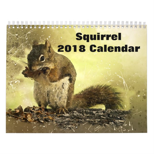 2027 Squirrel Calendar (Cover)