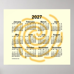 2027 Sunny Days Calendar by Janz Poster