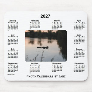 2027 Sunset Photo Calendar by Janz Mouse Mat