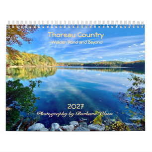 2027 Thoreau Country: Walden Pond and Concord Calendar