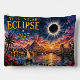 2027 Total Solar Eclipse Egypt Accessory Pouch