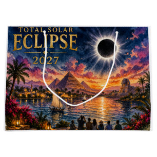 2027 Total Solar Eclipse Egypt Large Gift Bag