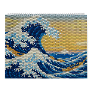2027 Ukiyo-e in Pixels Japanese Art Wall Calendar