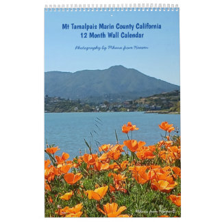 2027 Wall Calendar Mt Tamalpais California