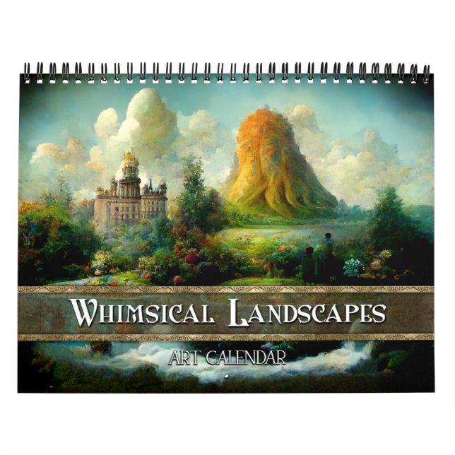 2027 Whimsical Landscapes 2 Calendar (Cover)