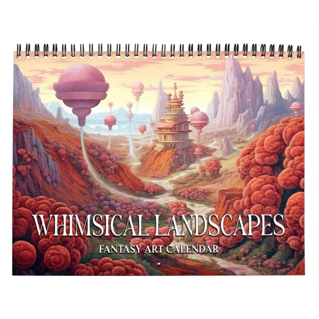 2027 Whimsical Landscapes 3 Calendar (Cover)