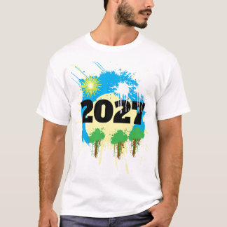 2027 Wonderful, vibrant colours NEW YEAR T-Shirt