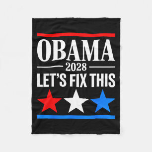 2028 3rd Term Lets Fix This Vote Political Campaig Fleece Blanket