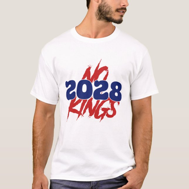 2028 No Kings Design | Anti-Establishment T-Shirt (Front)