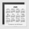 2028 White Calendar by Janz 5x5 Magnet