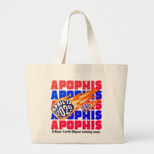 2029 APOPHIS Asteroid NEO Large Tote Bag