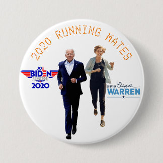 202 RUNNING MATES 7.5 CM ROUND BADGE