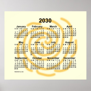 2030 Sunny Days Calendar by Janz Poster
