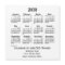 2030 White Business Calendar by Janz 5x5 Magnet