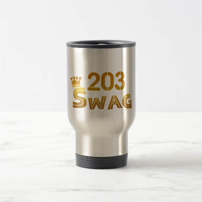 203 Connecticut Swag Travel Mug (Center)