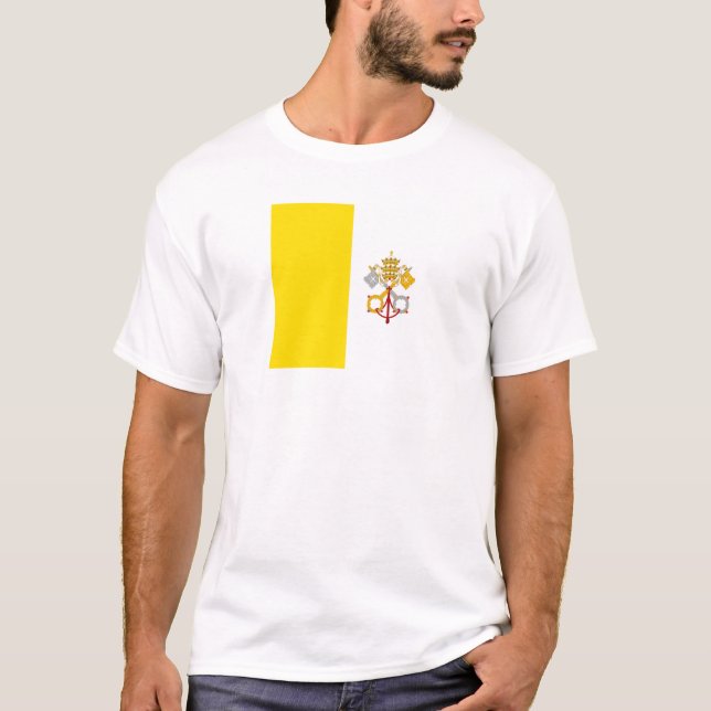 2048px-Flag_of_the_Vatican_City.svg, Stato dell... T-Shirt (Front)