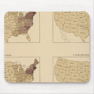 205 Manufactures/sq mile Mouse Mat