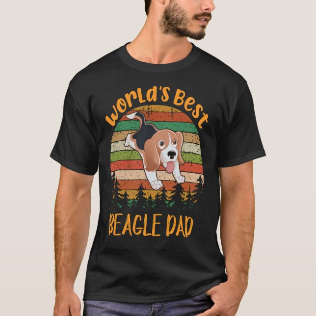 205 World'S Best Beagle Dad T-Shirt (Front)