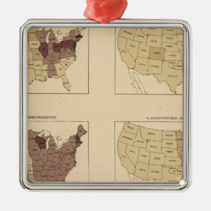 207 Manufactures/sq mile Metal Tree Decoration