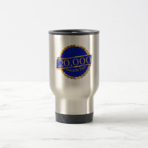 20,000 FINDS ACHIEVEMENT GeoCaching AWARD Travel Mug