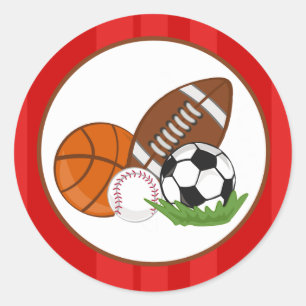 20 - 1.5" Envelope Seal All-Star Red