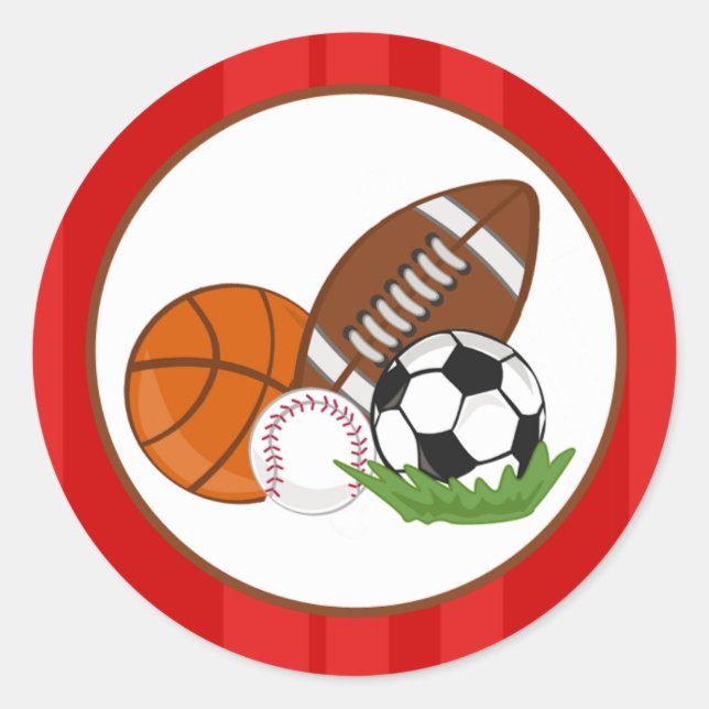 20 - 1.5"  Envelope Seal All-Star Red (Front)