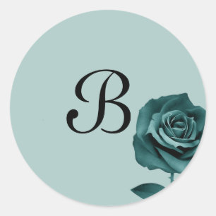 20 - 1.5 Envelope Seal Blue Rose