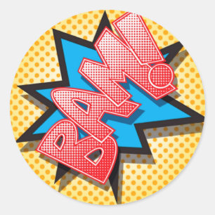 20 - 1.5 Envelope Seal Comic Strip Book Pop Art