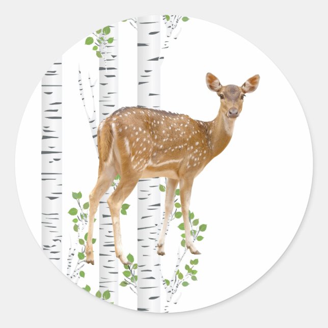 20 - 1.5  Envelope Seal Deer Doe Buck Woodland Hun (Front)