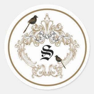 20 - 1.5 Envelope Seal Formal Love Birds Pigeon