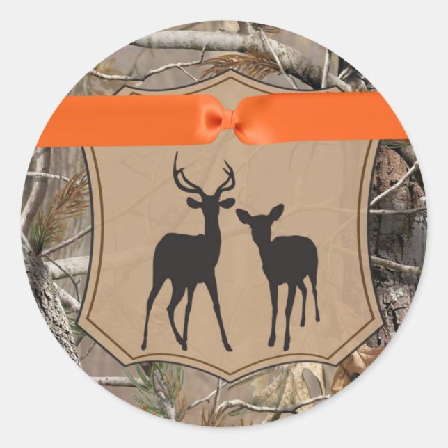20 - 1.5  Envelope Seal Hunting Deer Doe Buck Camo (Front)