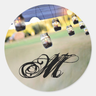 20 - 1.5 Envelope Seal Mason Jar Candle Holders