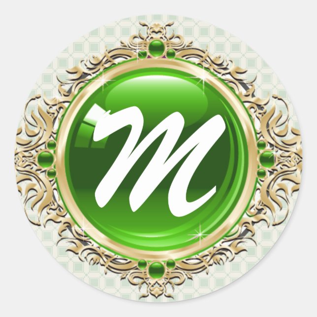 20 - 1.5  Envelope Seal Monogram Christmas (Front)