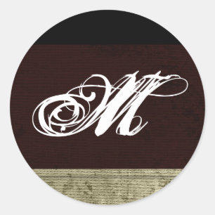 20 - 1.5 Envelope Seal Monogram Christmas XMAS