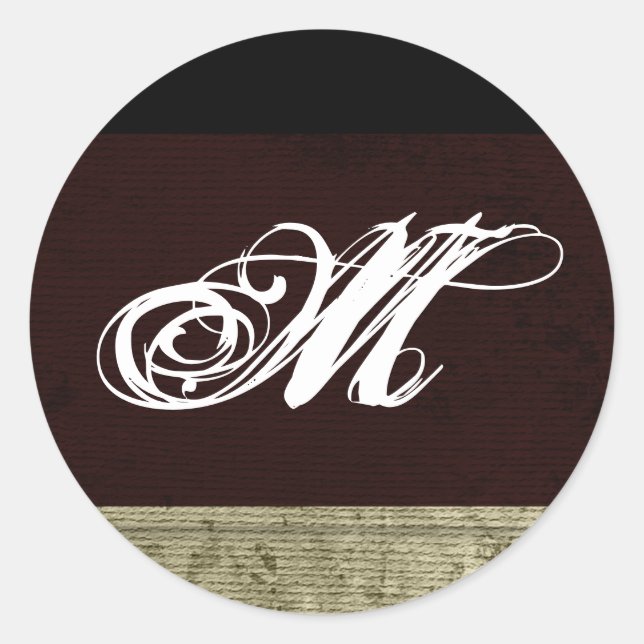 20 - 1.5  Envelope Seal Monogram Christmas XMAS (Front)