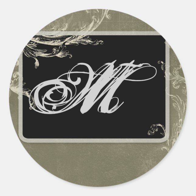 20 - 1.5  Envelope Seal Monogram Christmas XMAS (Front)