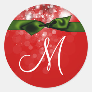 20 - 1.5 Envelope Seal Monogram Christmas XMAS