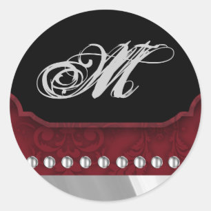 20 - 1.5 Envelope Seal Monogram Christmas XMAS