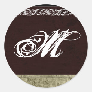 20 - 1.5 Envelope Seal Monogram Christmas XMAS