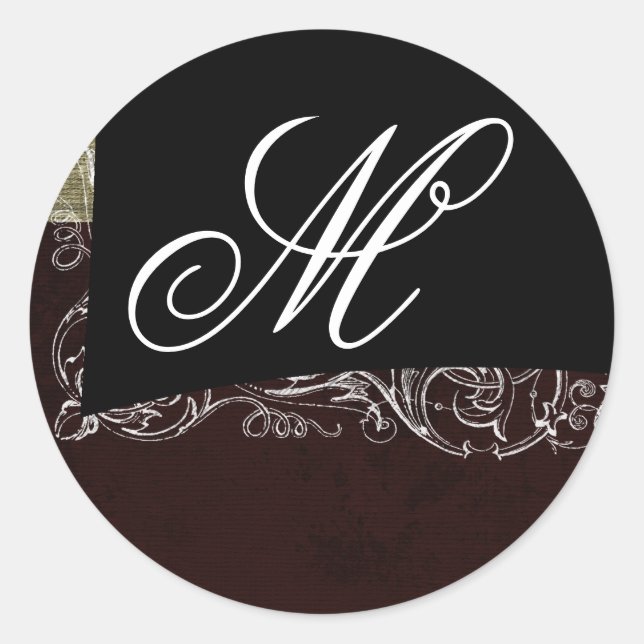 20 - 1.5  Envelope Seal Monogram Christmas XMAS (Front)