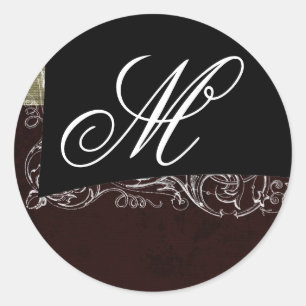 20 - 1.5 Envelope Seal Monogram Christmas XMAS