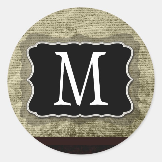 20 - 1.5  Envelope Seal Monogram Christmas XMAS (Front)