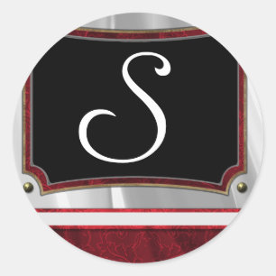 20 - 1.5 Envelope Seal Monogram Christmas XMAS