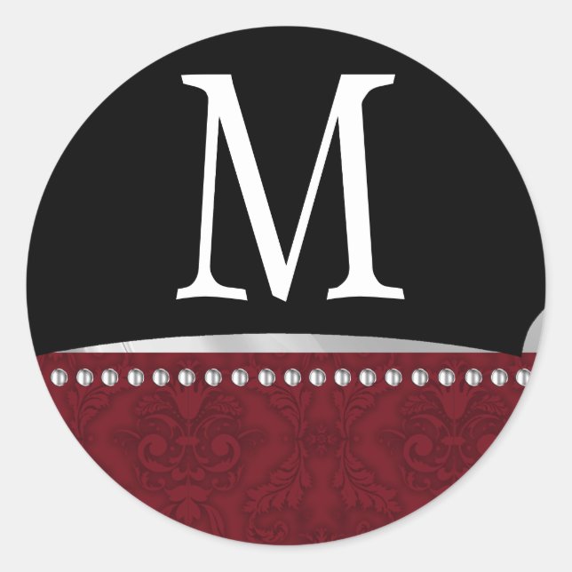 20 - 1.5  Envelope Seal Monogram Christmas XMAS (Front)