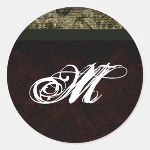 20 - 1.5 Envelope Seal Monogram Christmas XMAS