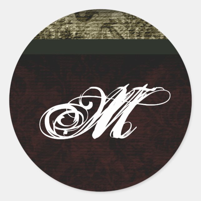 20 - 1.5  Envelope Seal Monogram Christmas XMAS (Front)