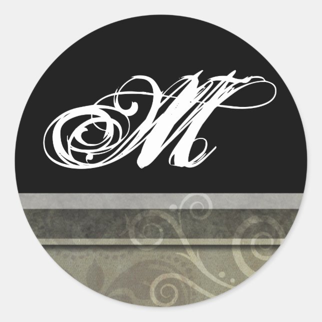 20 - 1.5  Envelope Seal Monogram Christmas XMAS (Front)