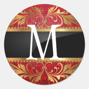 20 - 1.5 Envelope Seal Monogram Christmas XMAS